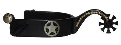Brown steel showspurs