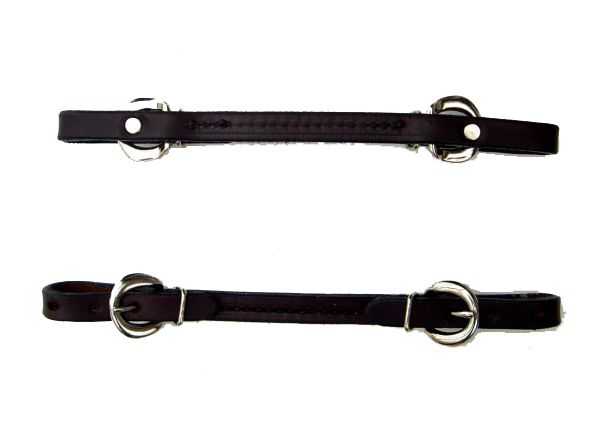 Berlin Custom Leather Straight Leather Curb Strap