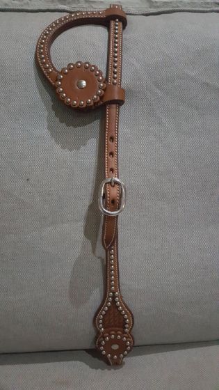 Two Ear Headstall with Dots