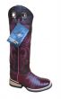 Bull's Eye Boots Croc Toe & Extra High Shaft - Pink