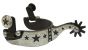 Brown Steel Spurs - Stars