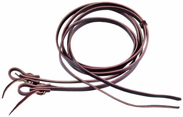 Berlin Custom Leather Herman Oak Heavy Reins – 1/2" x 8ft - Oiled 