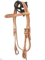 Hoofdstel - Browband - Quick Change -  Herman Oak Leather