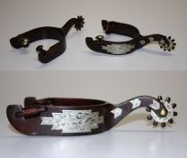 Spurs Brown with Silver Trims