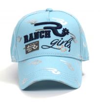 Ranchgirls Cap All Over - Iceblue/Navy