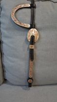 GVR copper barbwire two ear brown headstall
