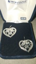 Montana Silversmith Silver Heart Earrings