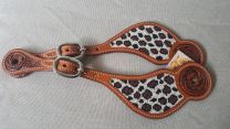 Cheetah Beaded Spur Straps