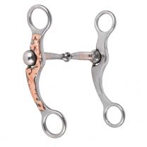 Professional's Choice Stockman Copper Shank Snaffle Bit