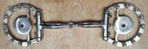 Stainless steel snaffle bit