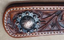 Concho - German Silver With Copper Overlay