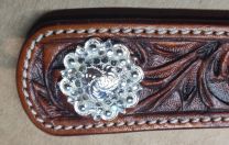 Concho Rhinestone Flower Setting - White
