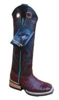 Bull's Eye Boots Croc Toe & Extra High Shaft - Turquoise 