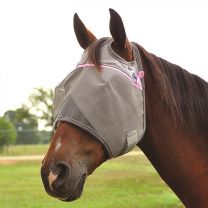 Cashel Crusader Fly Mask - Pink Ribbon