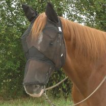 Cashel Quiet Ride Fly Mask Long Nose with Ears