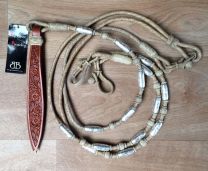 BB Romal Reins with Silver Ferrules