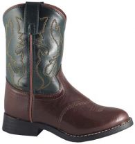Smokey Mountain Brown/Green Children Boots