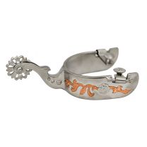 JG Mens Show Spur With Copper Trims