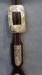 Custom brown Hansen Sterling Silver plate knotted ear headstall