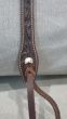 Custom Two Ear Dark Chestnut Headstall Silverballs with Silver Buckles