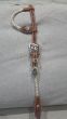 Custom Two Ear Antique Chestnut Headstall Silverballs with Black Crystals