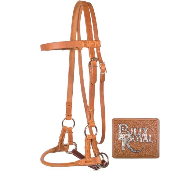 Billy Royal® Rolled Nose Leather SidePull