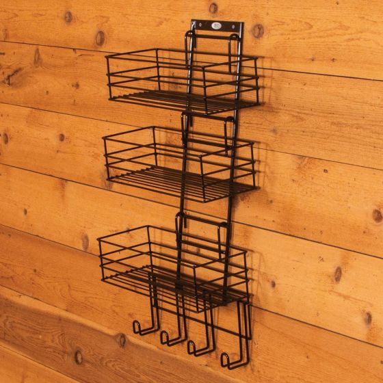 Easy-Up® Mounted Wide Groom Room Rack with Tack Rack