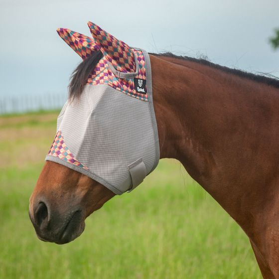 Cashel Crusader FlyMask with Ears - Palms Limited Edition