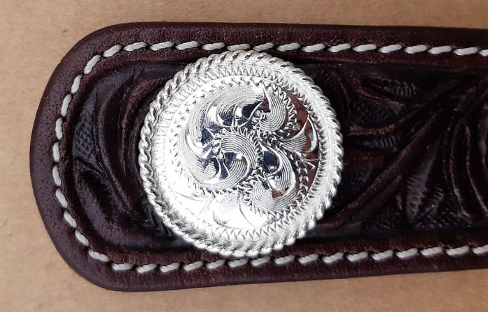 Hansen Silver Concho - Oakdale Rope