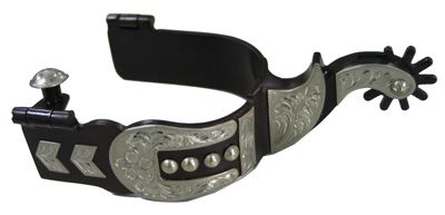 Brown steel showspurs