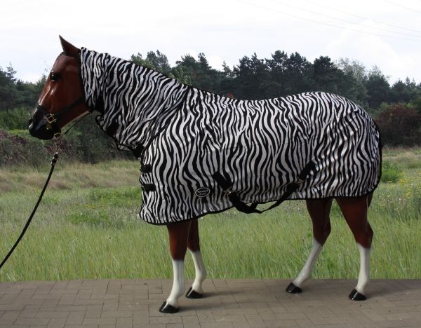 Vliegendeken met Hals - Zebra 