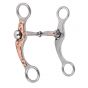 Professional's Choice Stockman Copper Shank Snaffle Bit