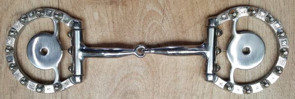 Stainless steel snaffle bit