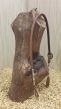 Leather Crown For Bosal - Silver Balls And Barrels